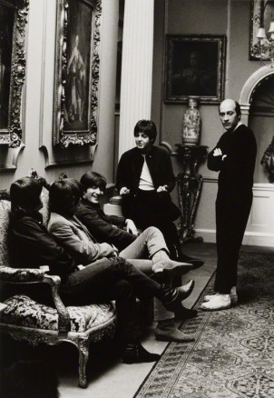 NPG x137678; The Beatles with Richard Lester by Michael Peto