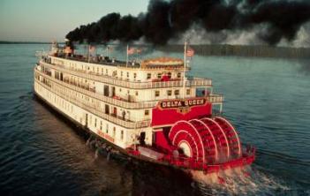 Paddle Boat on Mississippi River