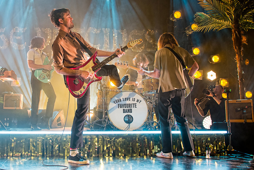 The Vaccins in concer at Motherwell Civic Centre Concert Hall, Scotland
