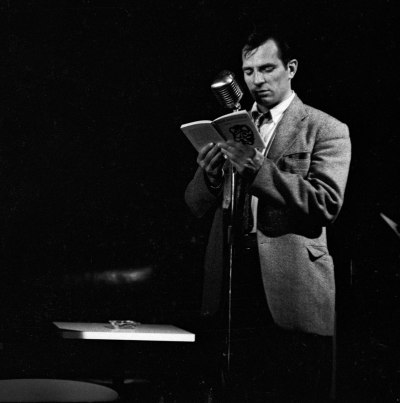 Author-Jack-Kerouac-reading-New-York-City-1958